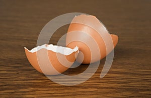 Broken eggshell.