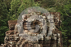 Broken Faces, Bayon temple, Angkor Wat, Cambodia