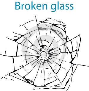 Broken glass