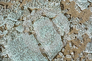 Broken glass backgroud, vandalism