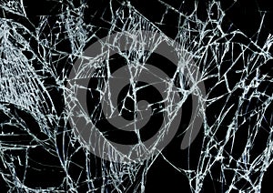 Broken glass background