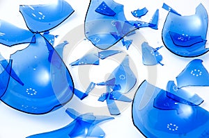 Broken glass background