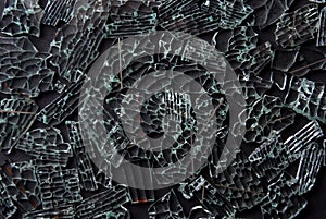 Broken glass background