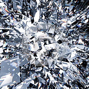 Broken glass background