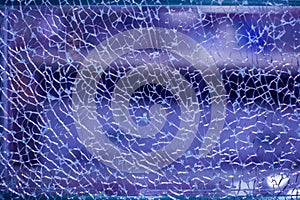 Broken glass,background of cracked window