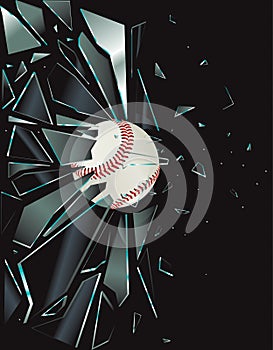 Broken Glass Baseball