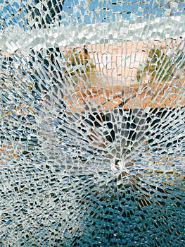 Broken glass photo