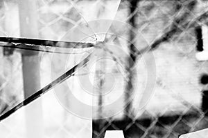 Broken Glass Grayscale