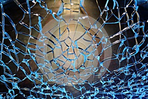 Broken glass texture, abstract picture