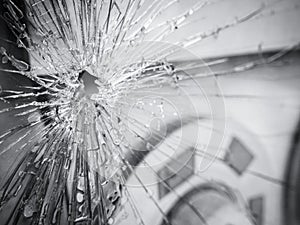Broken Glass shattered wreck surface Texture Background