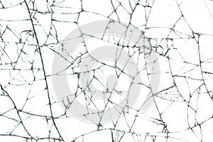 Broken glass texture