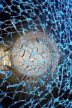 Broken glass texture, abstract picture