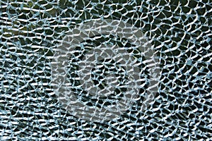 Broken glass texture with many cracks