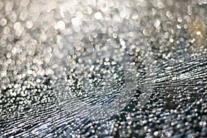 Broken glass texture with selective focus