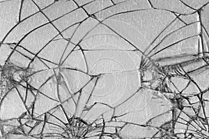 Broken glass vintage background