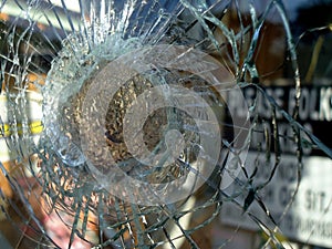 Broken Glass Window