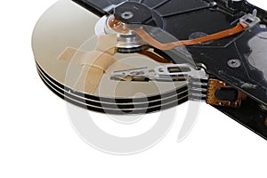 Broken hard drives with a band-aid