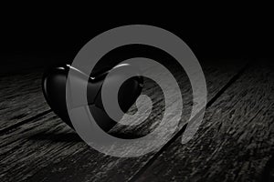 Broken heart background design. 3D rendering.Broken heart background design. 3D rendering