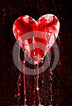 Broken heart - bleeding heart