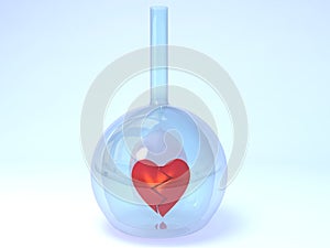 Broken Heart in a Chemical Flask