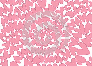 broken heart red pattern design on white background design illustration vector