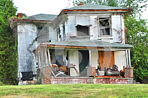 Broken house