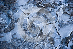 Broken ice