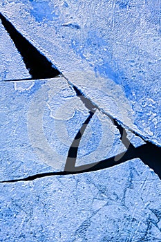 Broken ice