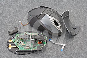 Broken laser mouse