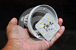 Broken LED bulb panel won`t light up