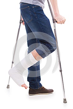 Broken leg photo