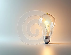 Broken Light Bulb Isolated White Background Failure Idea Concept