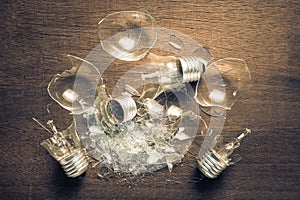 Broken Light Bulbs