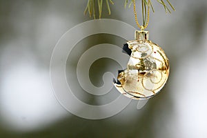 Broken ornament