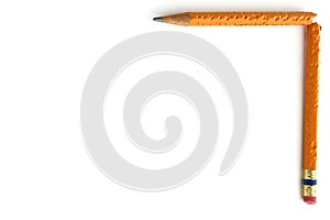 Broken pencil background