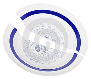 Broken plate