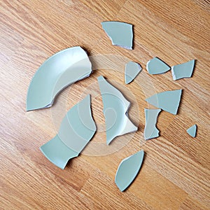 Broken plate