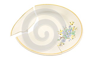 Broken plate