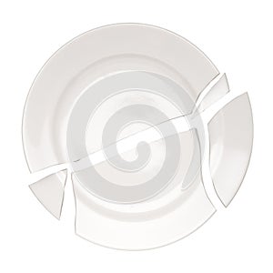 Broken plate
