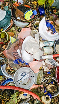 Broken Pottery - Potsherd - Background