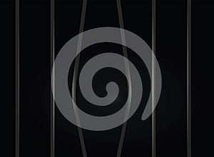 Broken prison bars