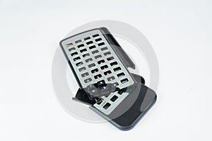 Broken Remote Control isolated on white background