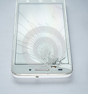 Broken smart phone