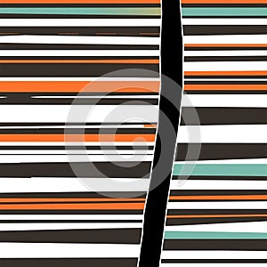 Broken Stripe Modern Graphic Design