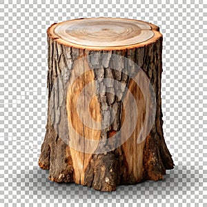 Broken Tree Environmental Damage Drawing