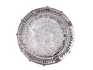 Broken watch isolated