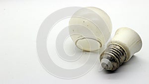 Broken white bulb