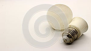 Broken white bulb