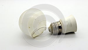 Broken white bulb