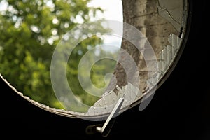 Broken Window after gutting a building